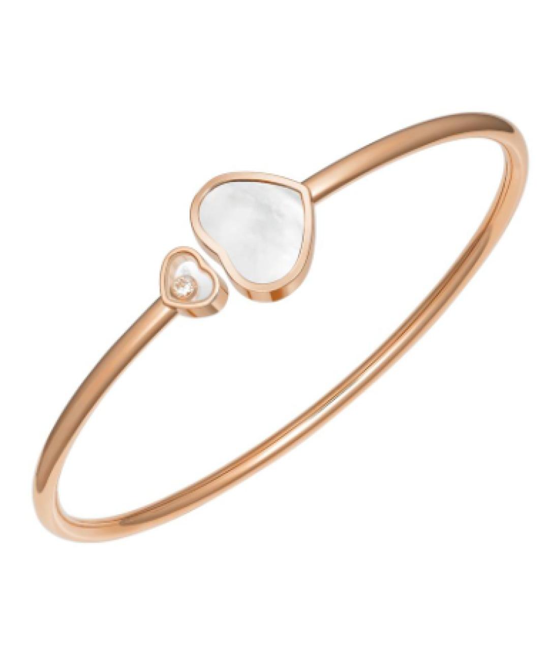 CHOPARD Бежевый браслет из розового золота, фото 1