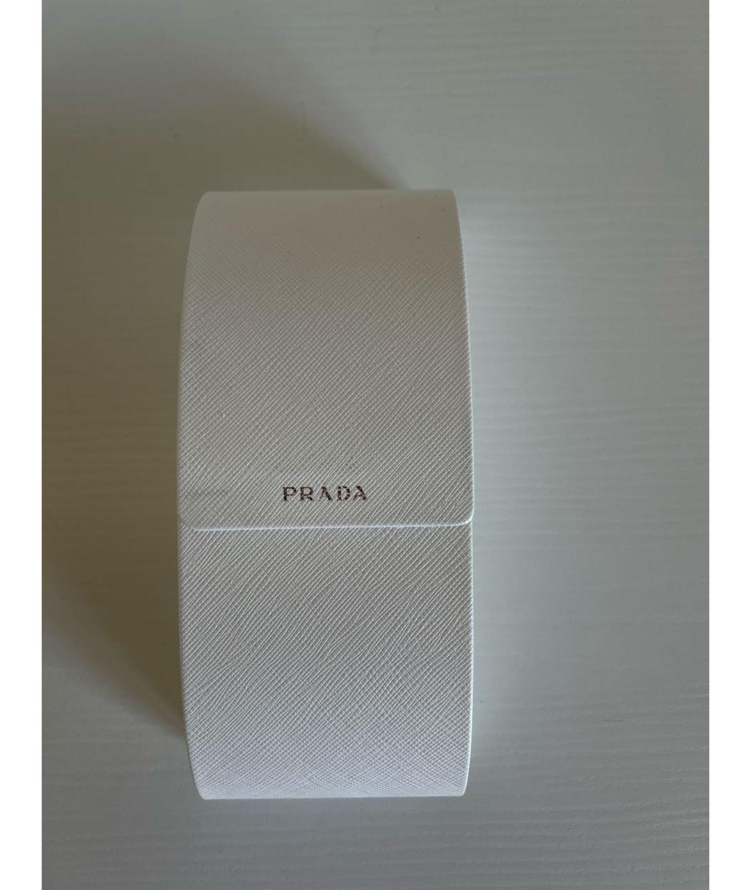 PRADA Черные пластиковые солнцезащитные очки, фото 3