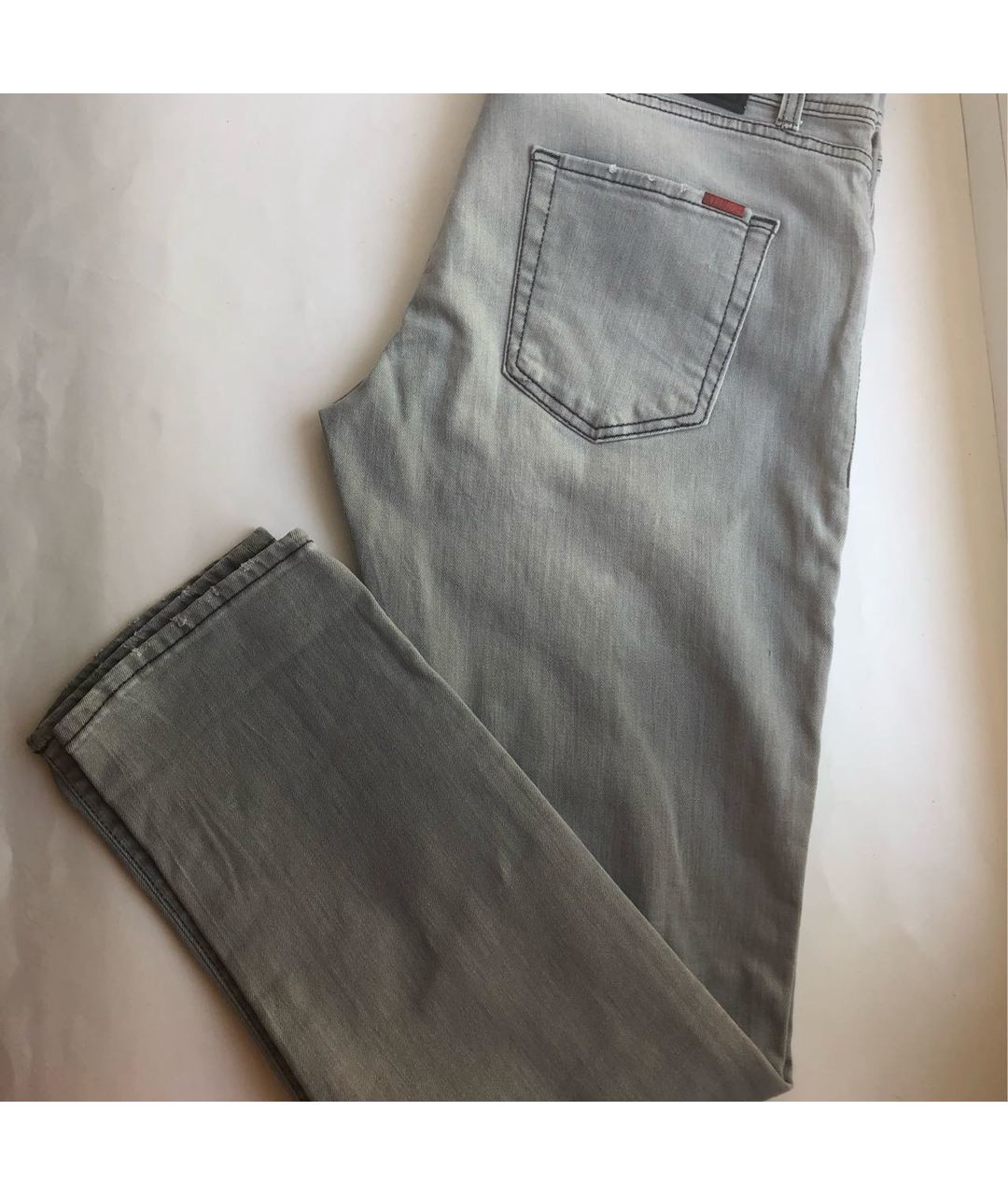 LIU JO Серые хлопко-эластановые джинсы скинни, фото 3
