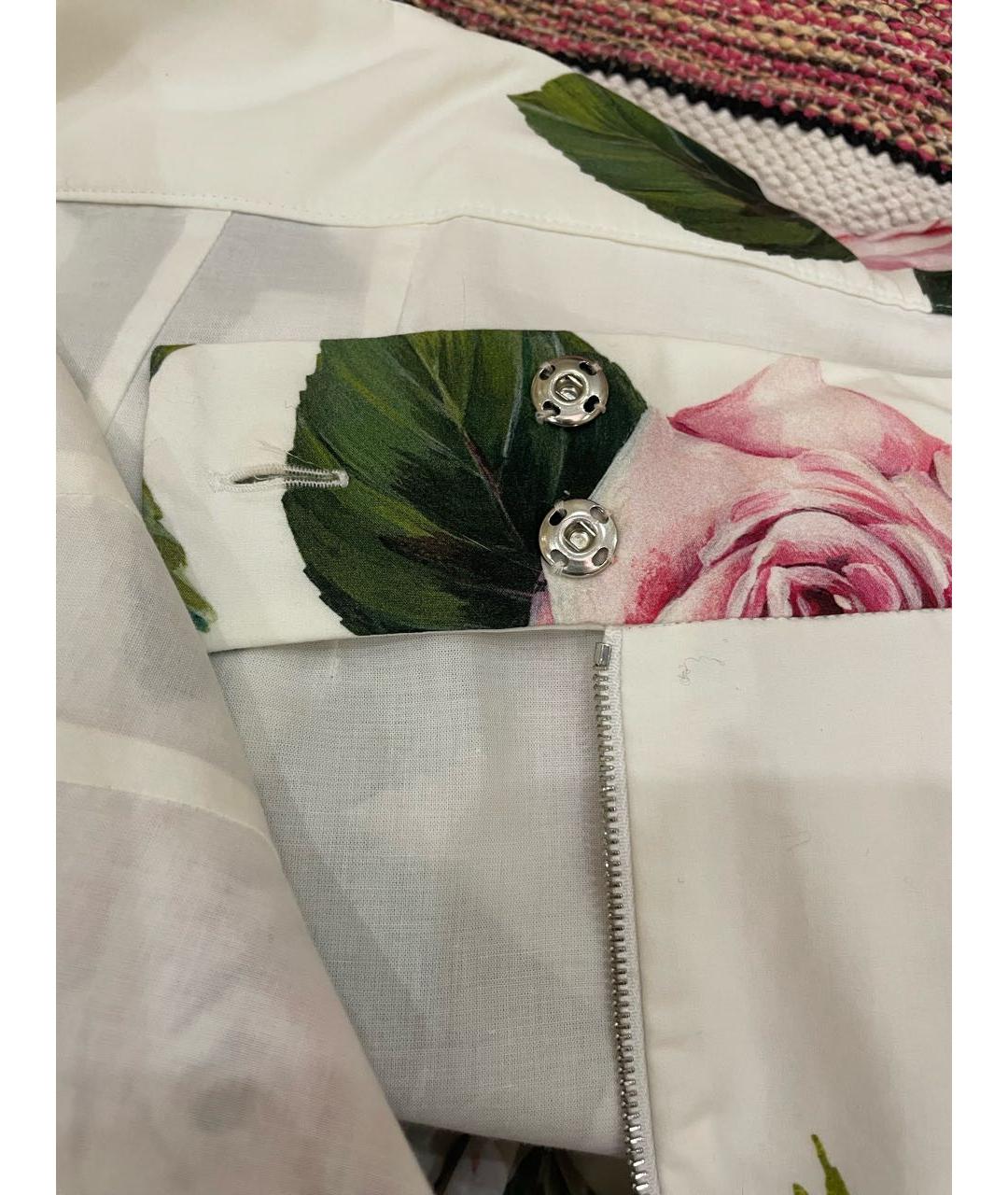 DOLCE&GABBANA Мульти хлопковая юбка макси, фото 6