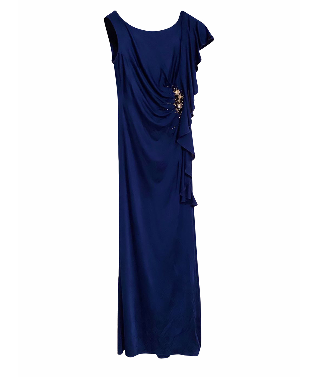 BLUMARINE Синее полиэстеровое вечернее платье, фото 1
