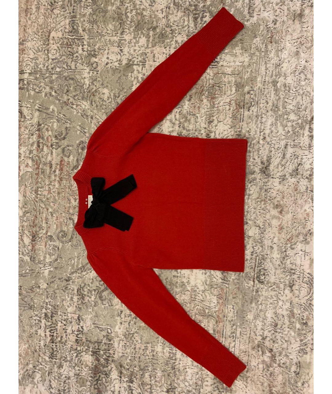 SANDRO Красный шерстяной джемпер / свитер, фото 5