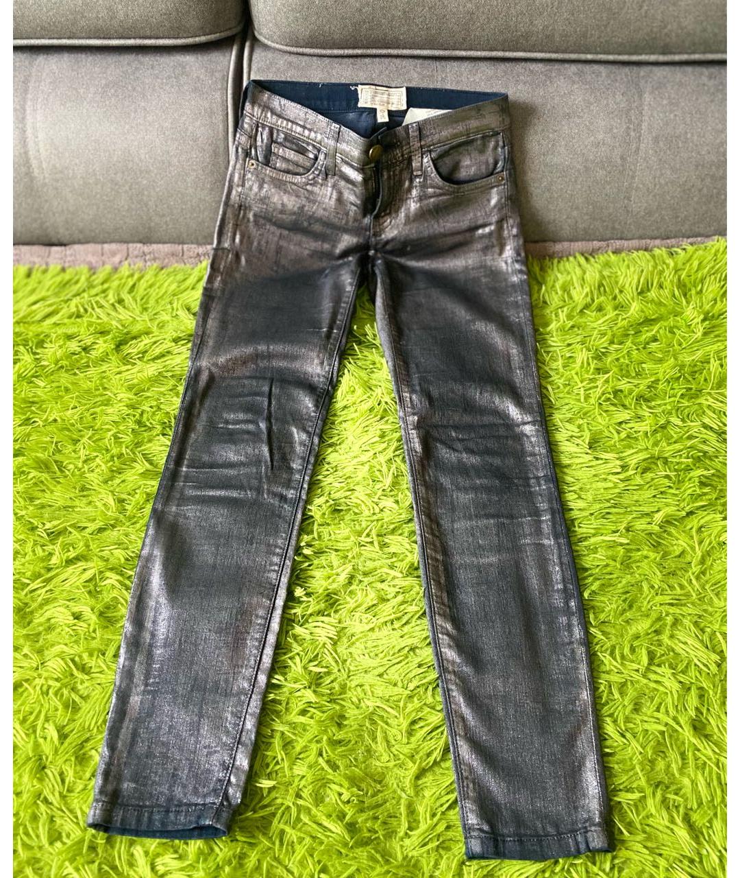 CURRENT/ELLIOTT Антрацитовые хлопковые джинсы слим, фото 6