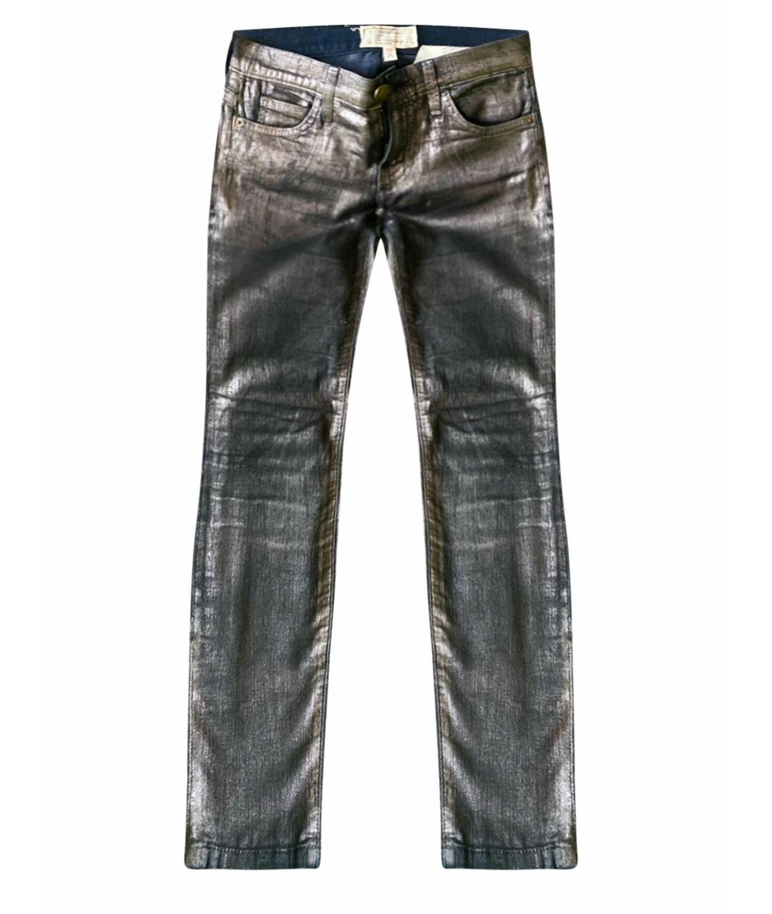 CURRENT/ELLIOTT Антрацитовые хлопковые джинсы слим, фото 1