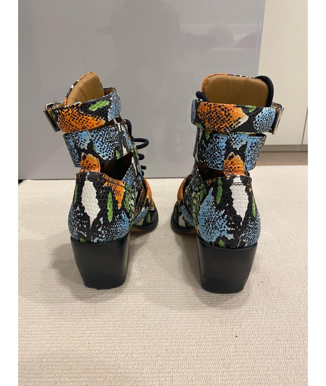 CHLOE Мульти кожаные полусапоги, фото 3