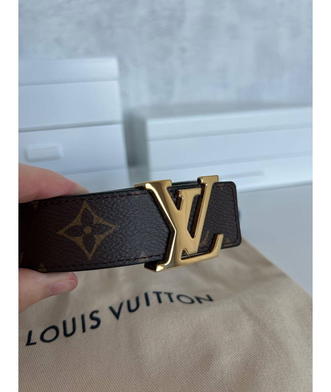 LOUIS VUITTON Черный ремень, фото 2