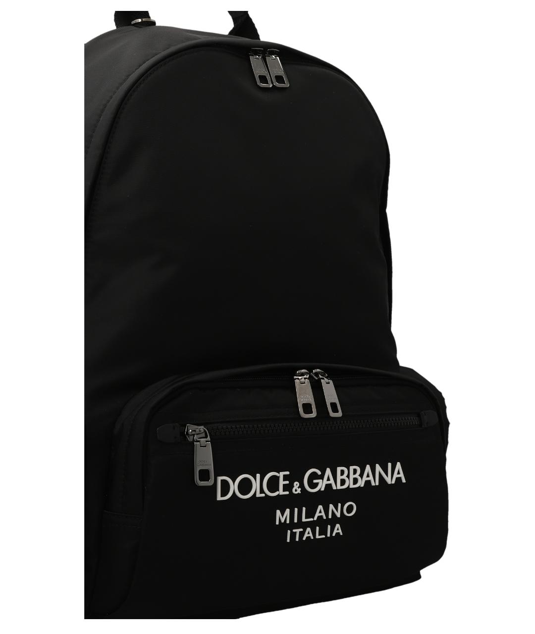 DOLCE&GABBANA Черный синтетический рюкзак, фото 3