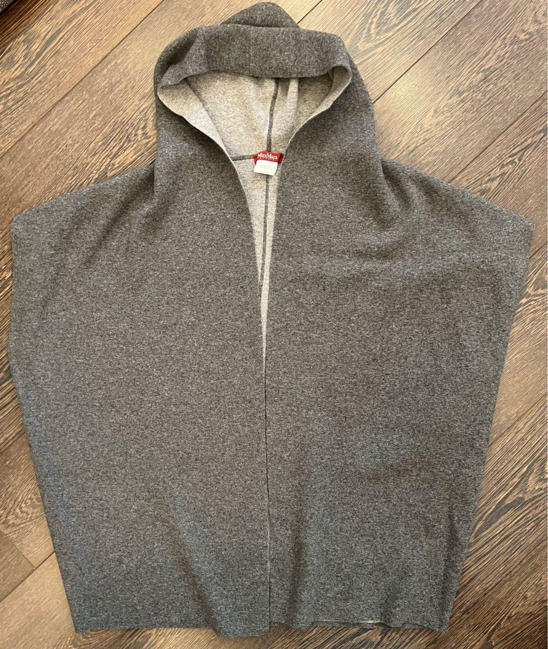 MAX MARA STUDIO Серый шерстяной кардиган, фото 7