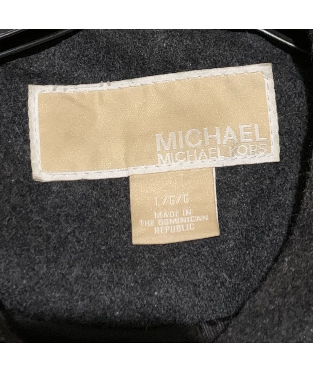 MICHAEL MICHAEL KORS Серое шерстяное пальто, фото 3