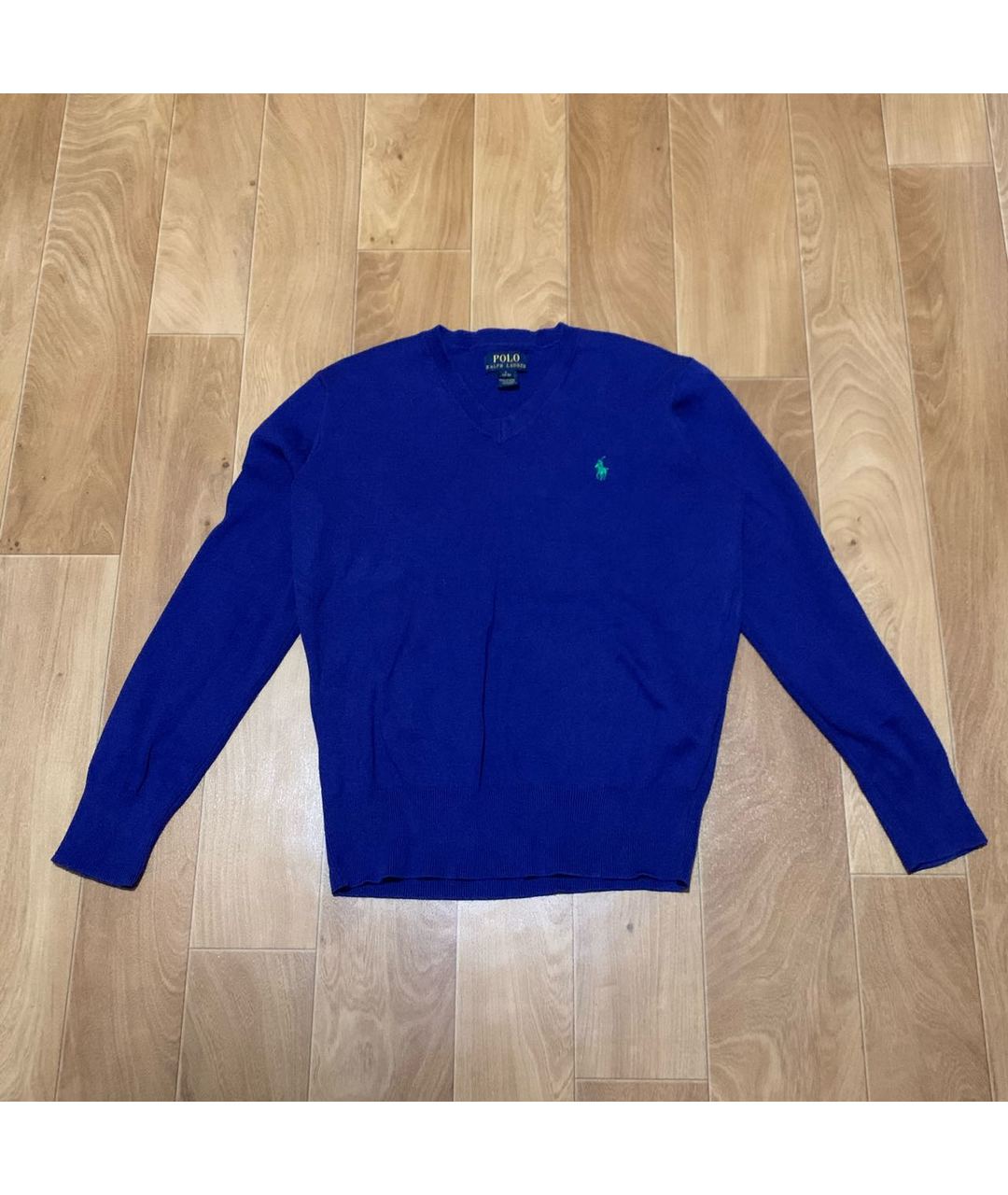 POLO RALPH LAUREN Синий хлопковый джемпер / свитер, фото 7