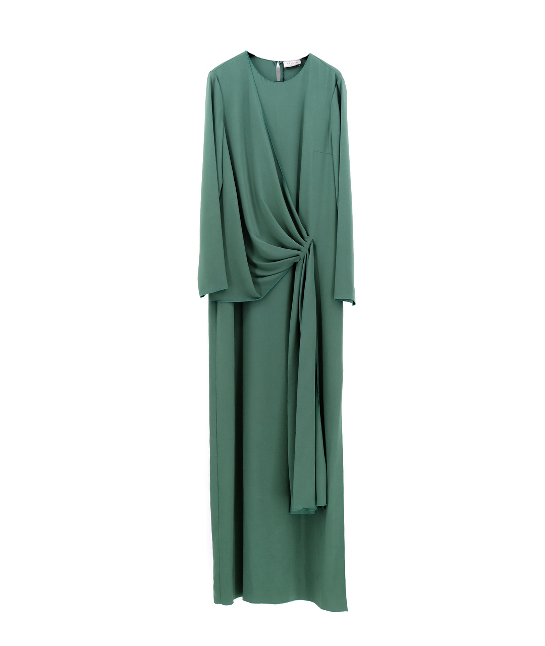 LANVIN Зеленые вискозное повседневное платье, фото 1