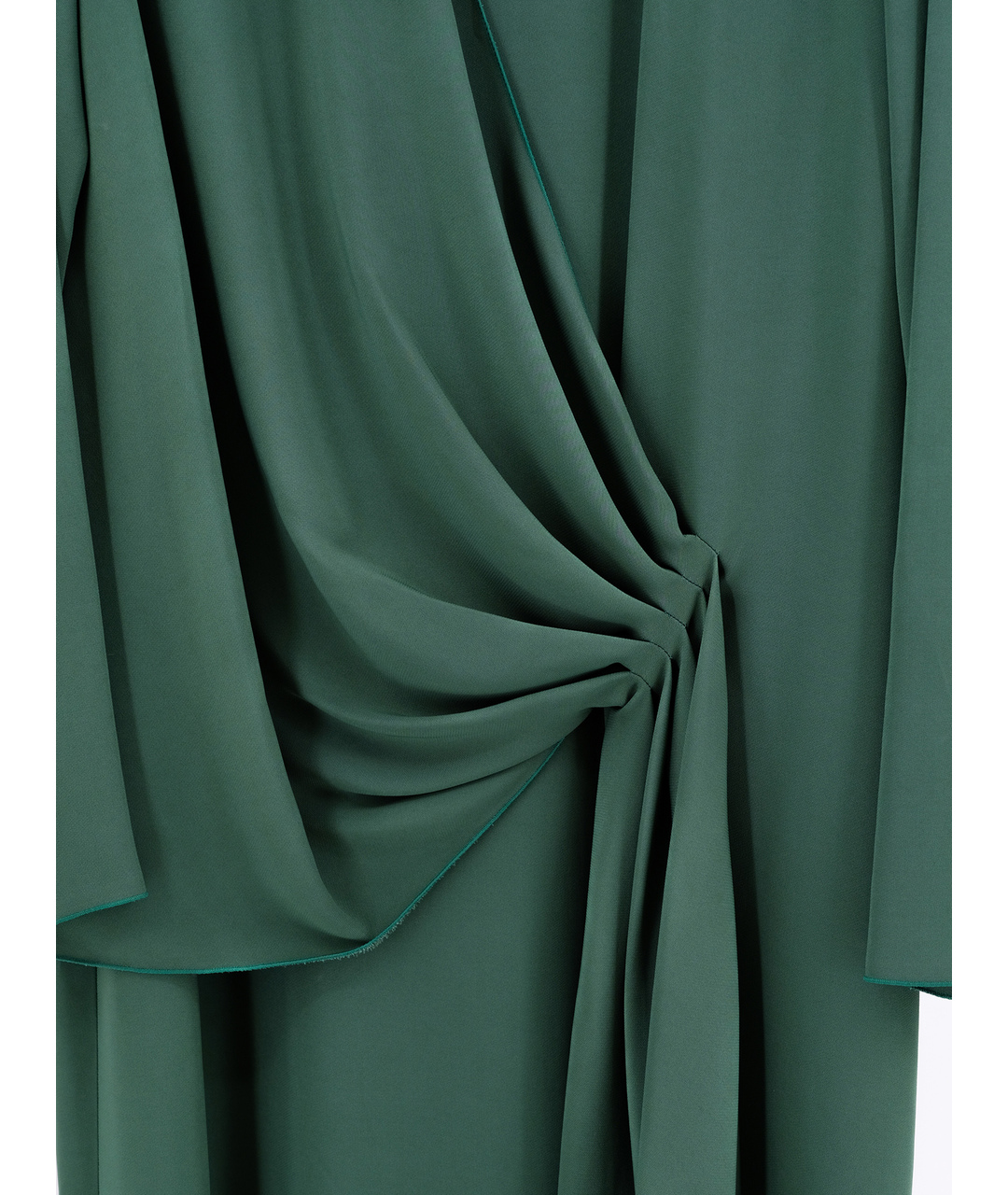 LANVIN Зеленые вискозное повседневное платье, фото 4