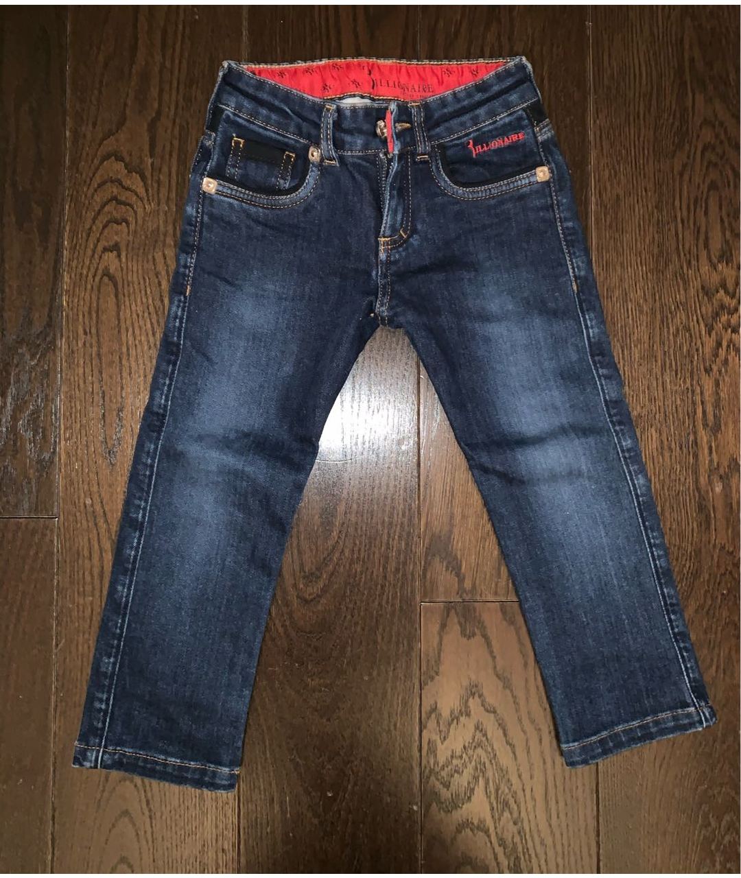 BILLIONAIRE Темно-синие деним детские джинсы, фото 4
