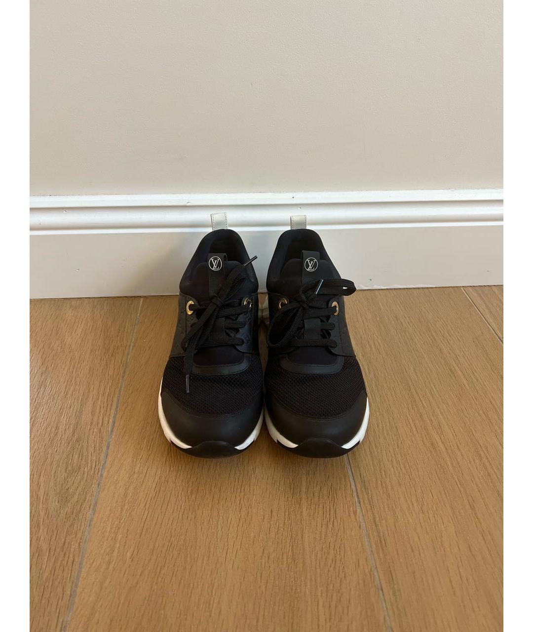 LOUIS VUITTON PRE-OWNED Черные неопреновые кроссовки, фото 2