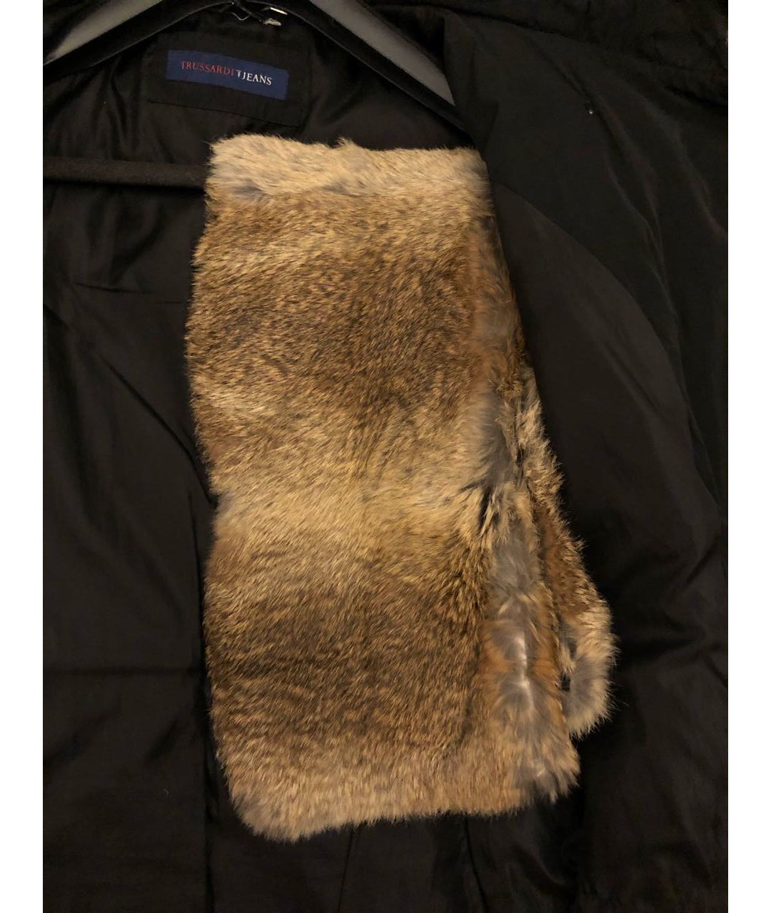 TRUSSARDI Черная полиэстеровая куртка, фото 8