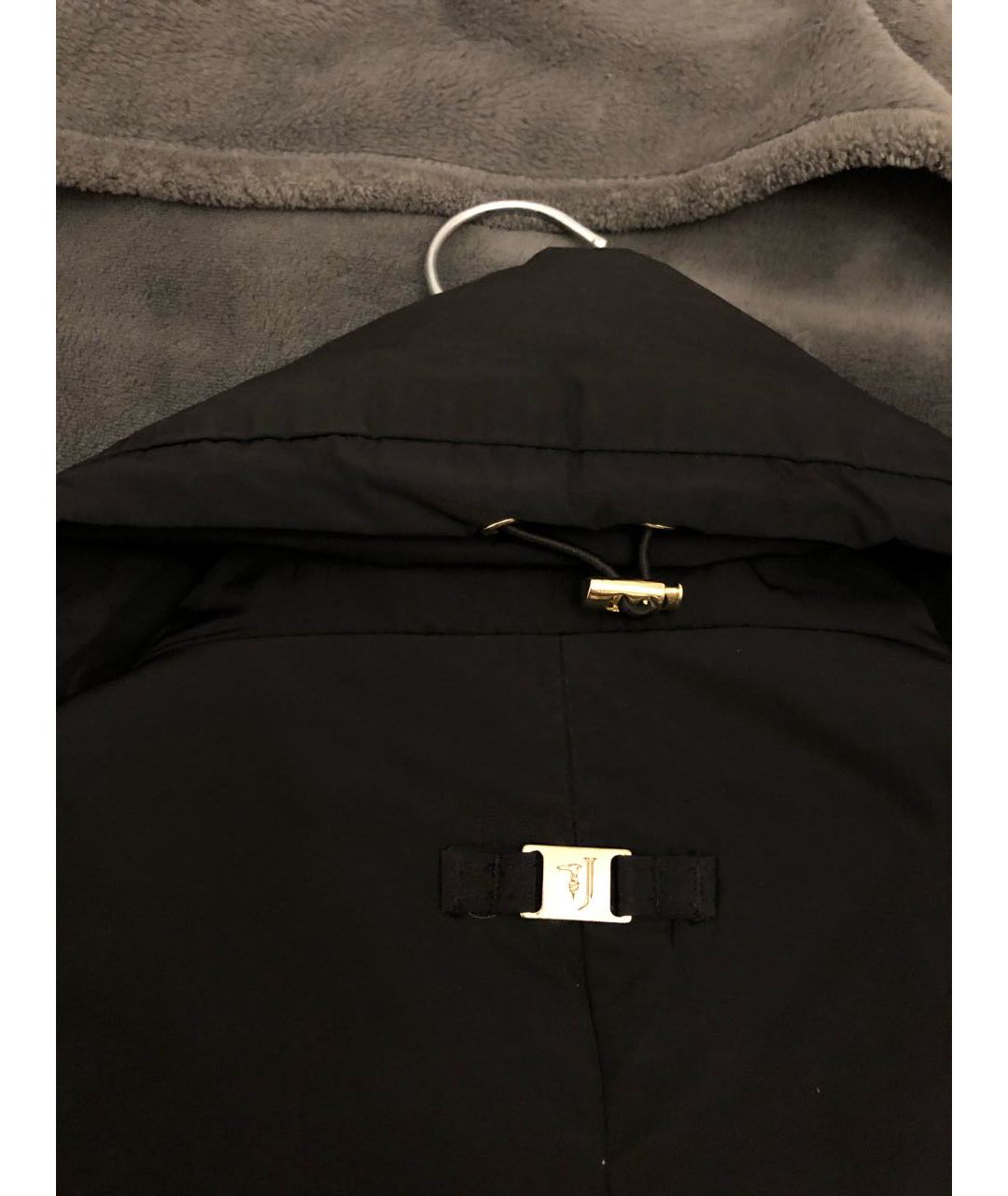 TRUSSARDI Черная полиэстеровая куртка, фото 7
