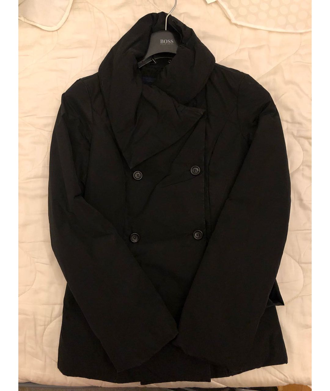 TRUSSARDI Черная полиэстеровая куртка, фото 9