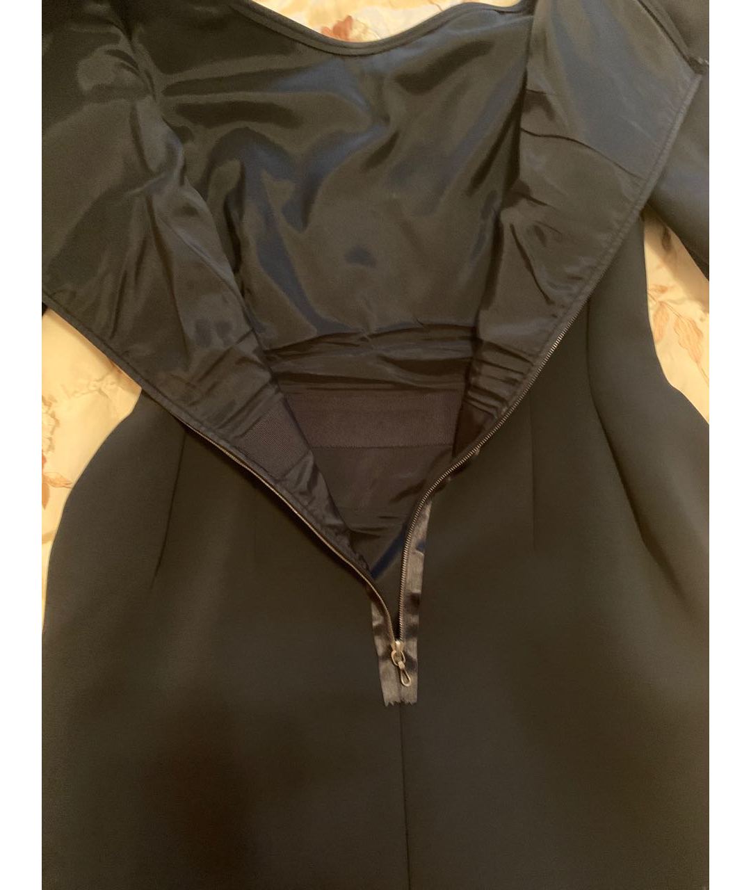 LANVIN Черное полиамидовое коктейльное платье, фото 5