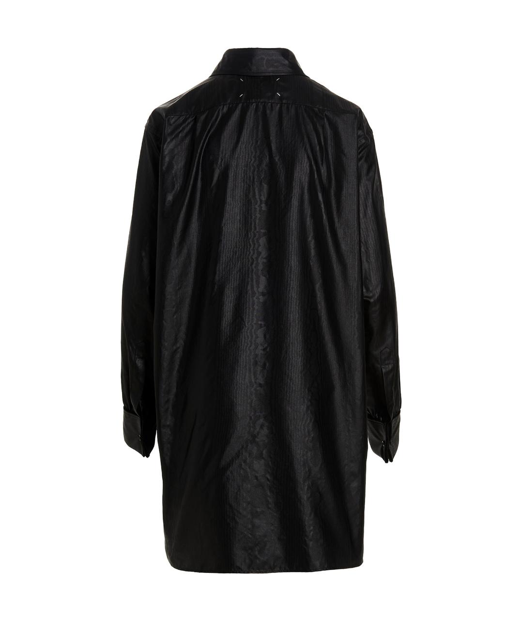 MAISON MARGIELA Черная полиэстеровая блузы, фото 2