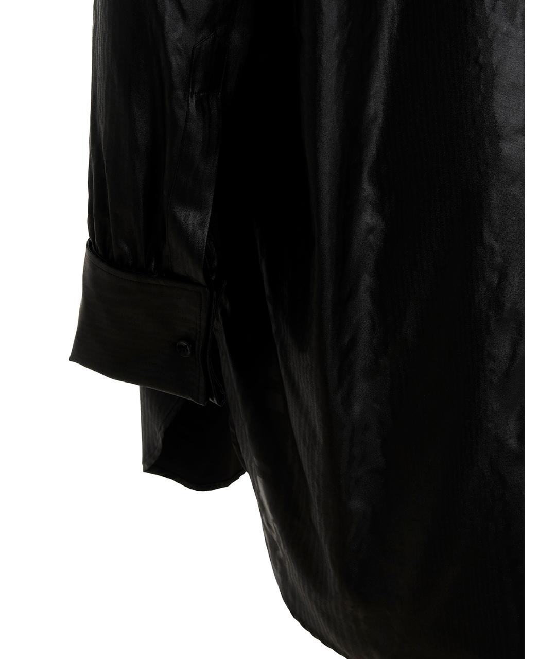 MAISON MARGIELA Черная полиэстеровая блузы, фото 4