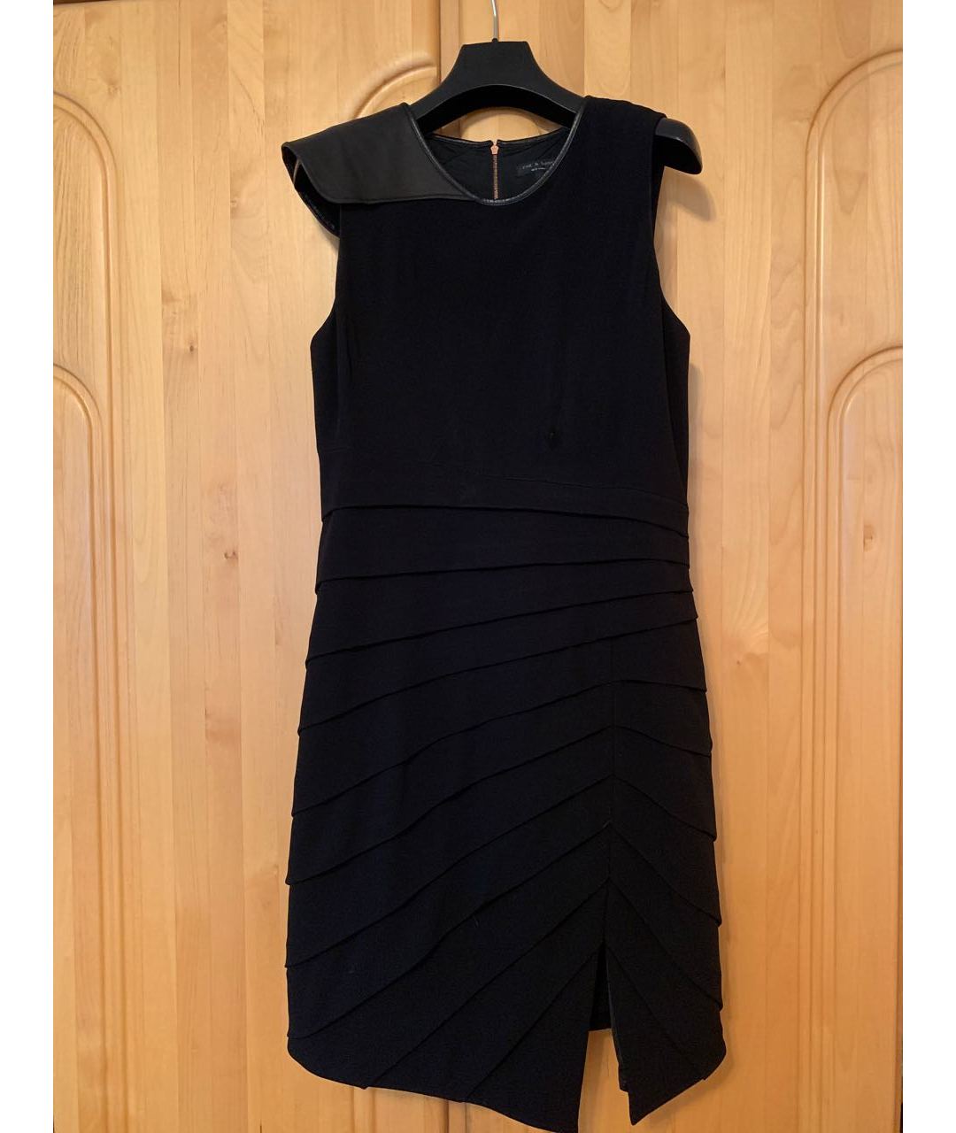 RAG&BONE Черное полиэстеровое коктейльное платье, фото 8