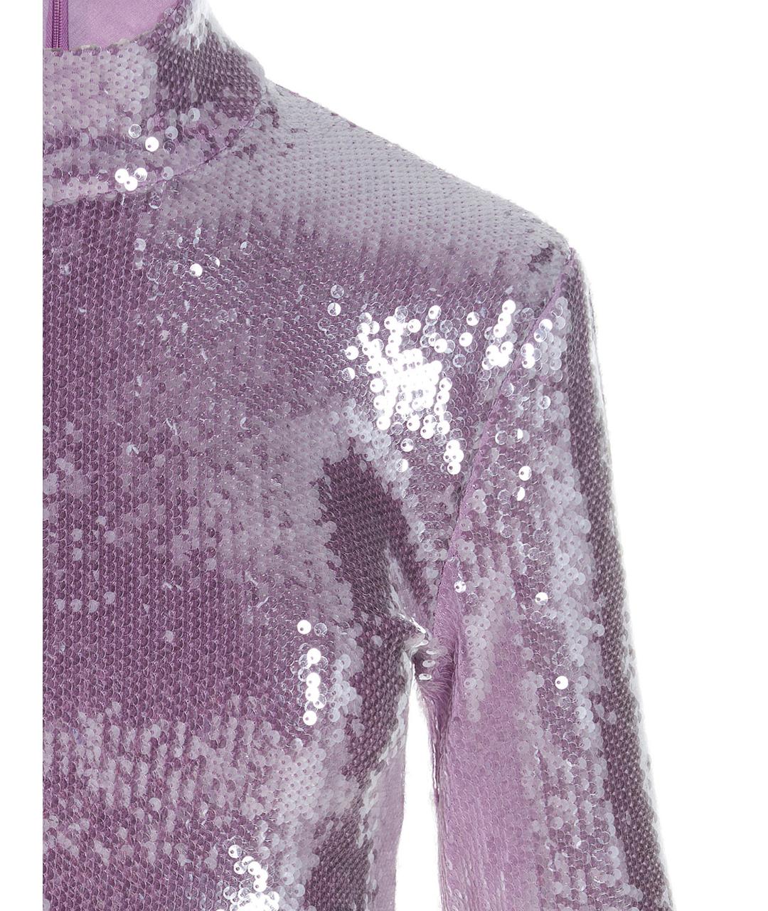 ROTATE Фиолетовая полиэстеровая блузы, фото 3
