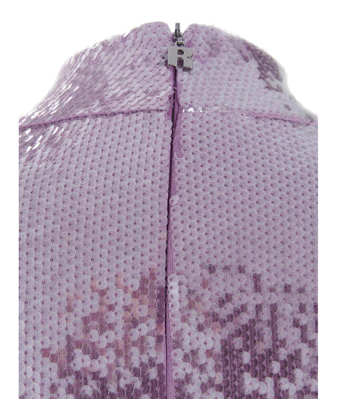 ROTATE Фиолетовая полиэстеровая блузы, фото 4