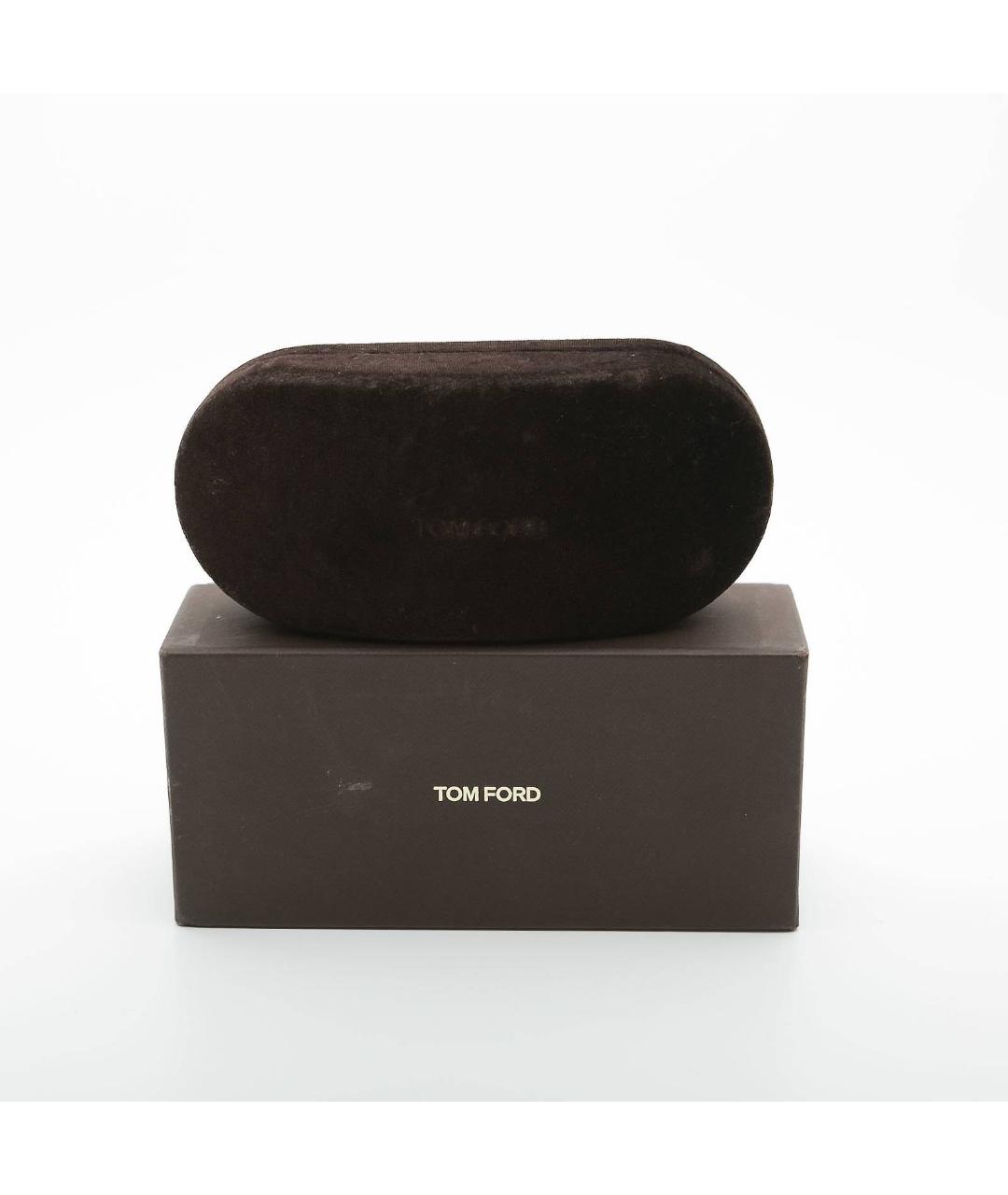 TOM FORD Фиолетовые металлические солнцезащитные очки, фото 3