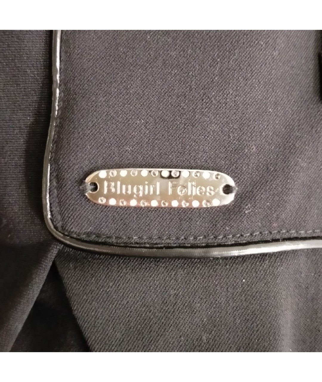 BLUGIRL Черная вискозная юбка мини, фото 6