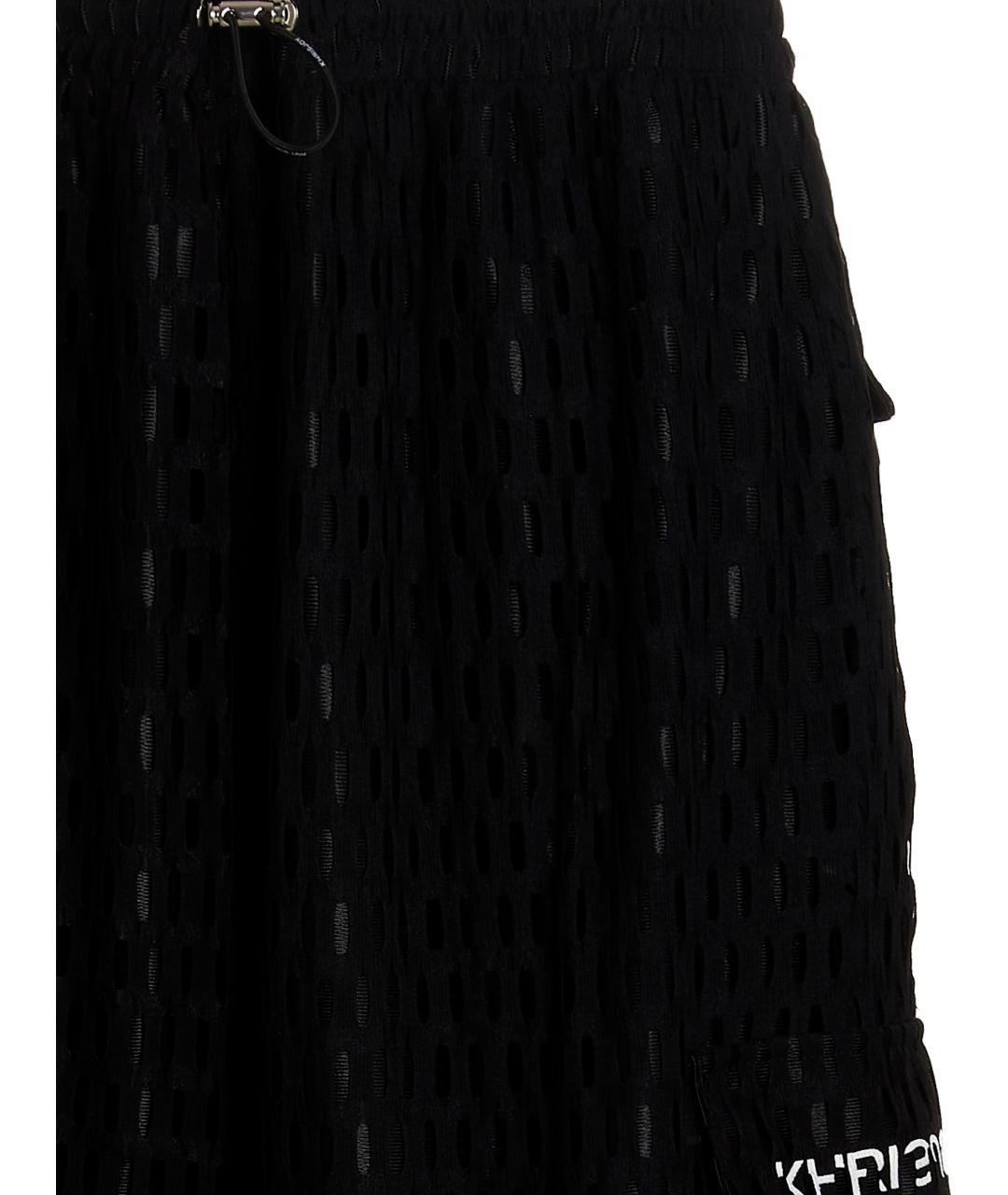 KHRISJOY Черные полиэстеровые прямые брюки, фото 3