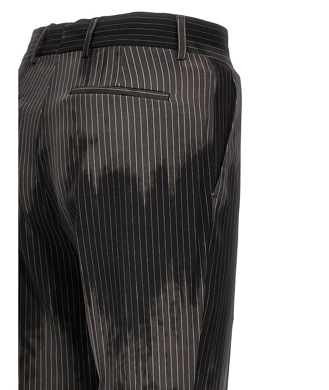 AMIRI Черные шерстяные повседневные брюки, фото 4