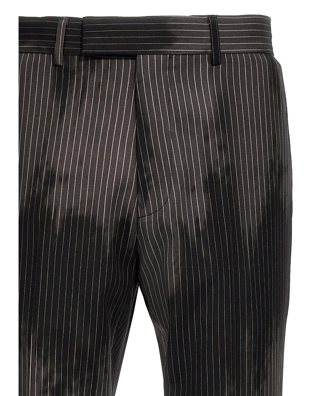 AMIRI Черные шерстяные повседневные брюки, фото 3