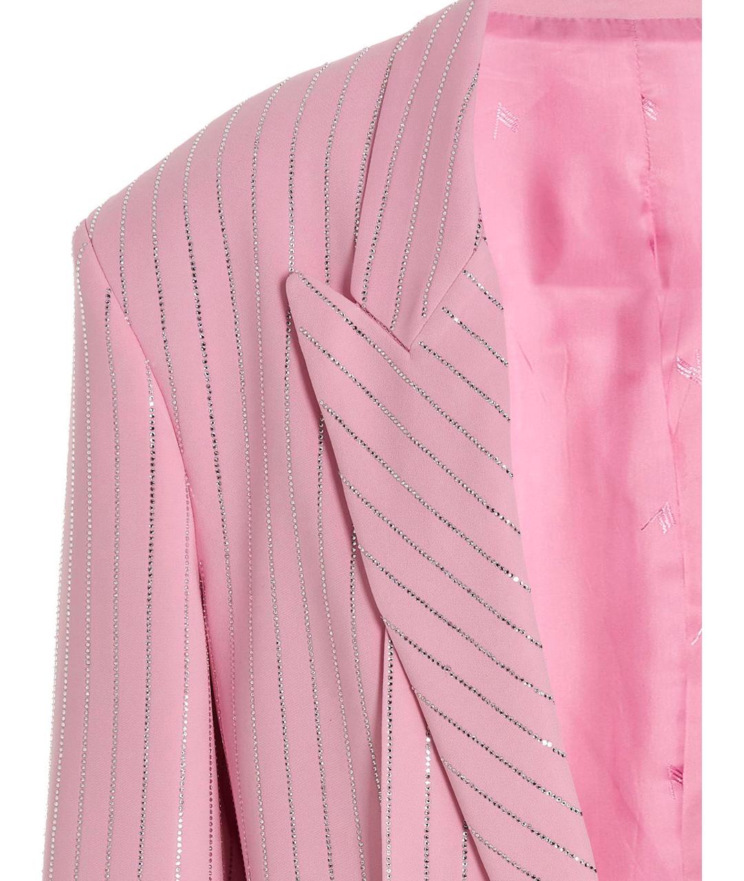THE ATTICO Розовый вискозный жакет/пиджак, фото 3