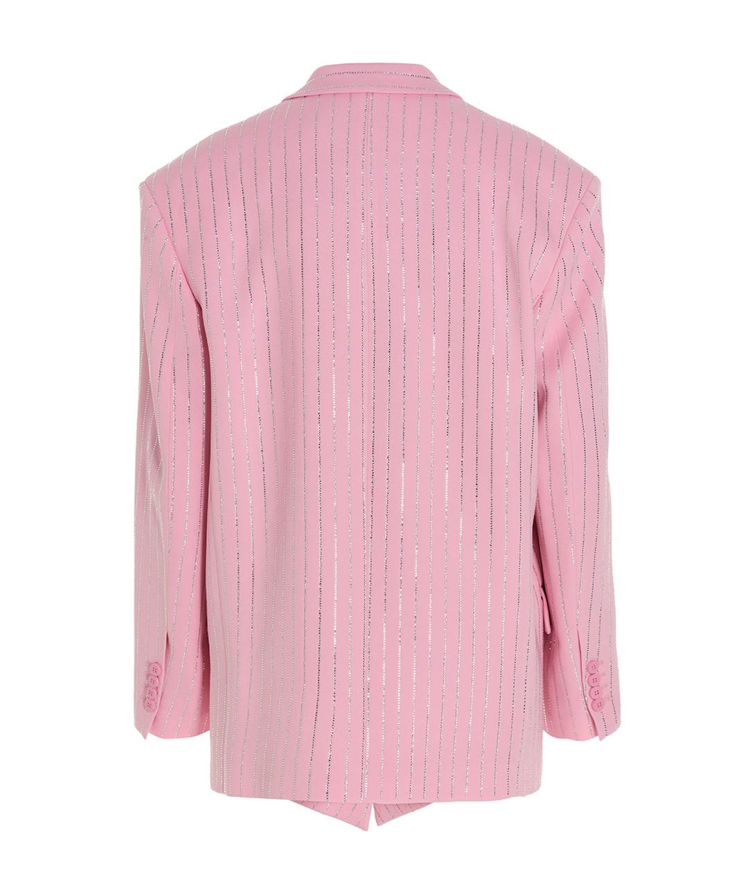 THE ATTICO Розовый вискозный жакет/пиджак, фото 2
