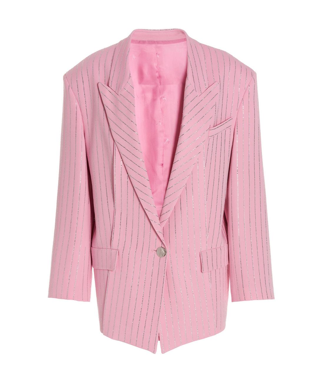 THE ATTICO Розовый вискозный жакет/пиджак, фото 1