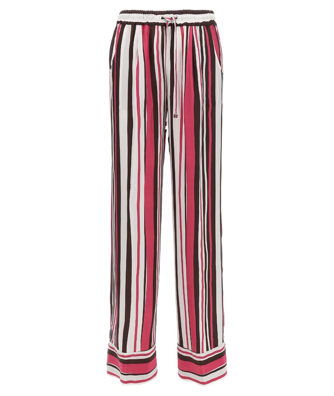 KITON Мульти шелковые прямые брюки, фото 1