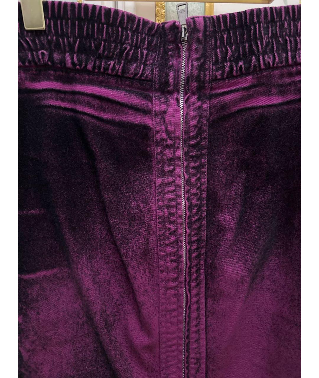 №21 Фиолетовая деним юбка макси, фото 4