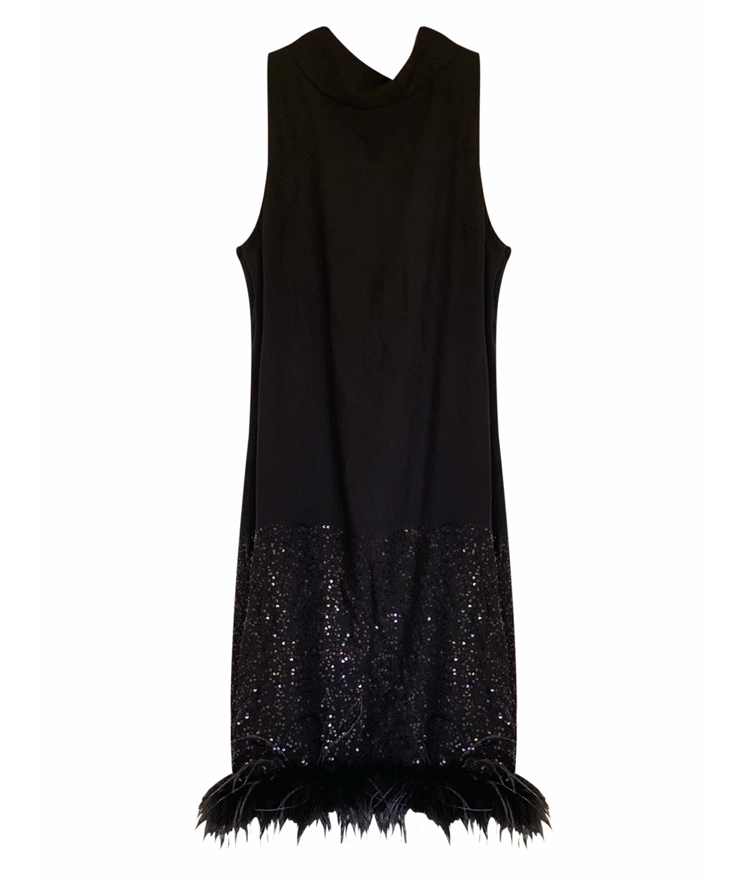 CAVALLI CLASS Черное вискозное повседневное платье, фото 1