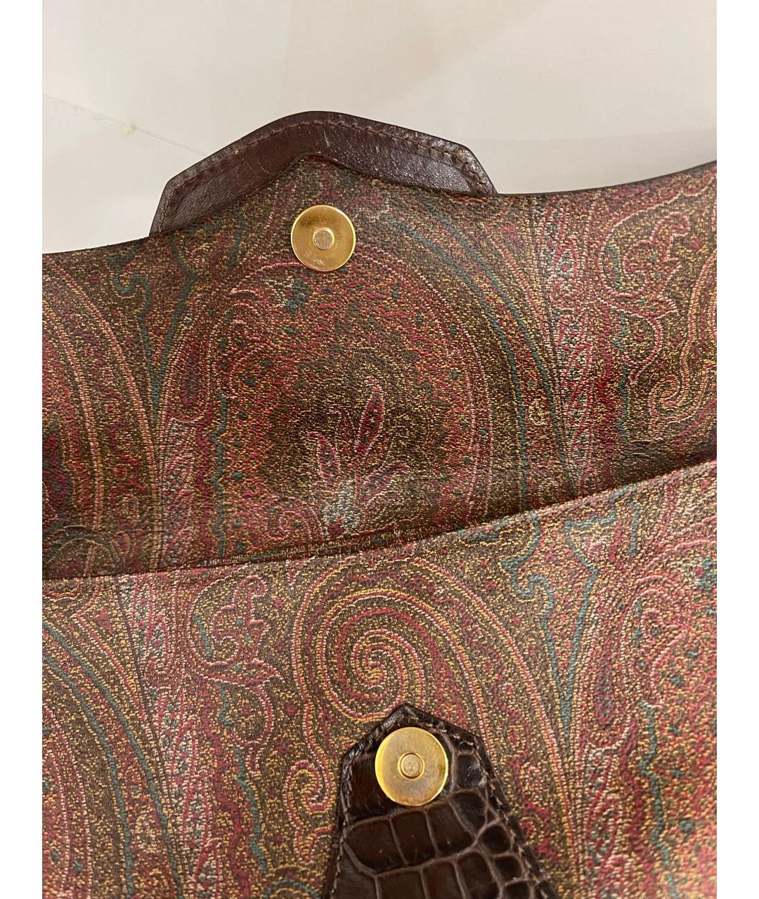 ETRO Мульти кожаная сумка с короткими ручками, фото 8