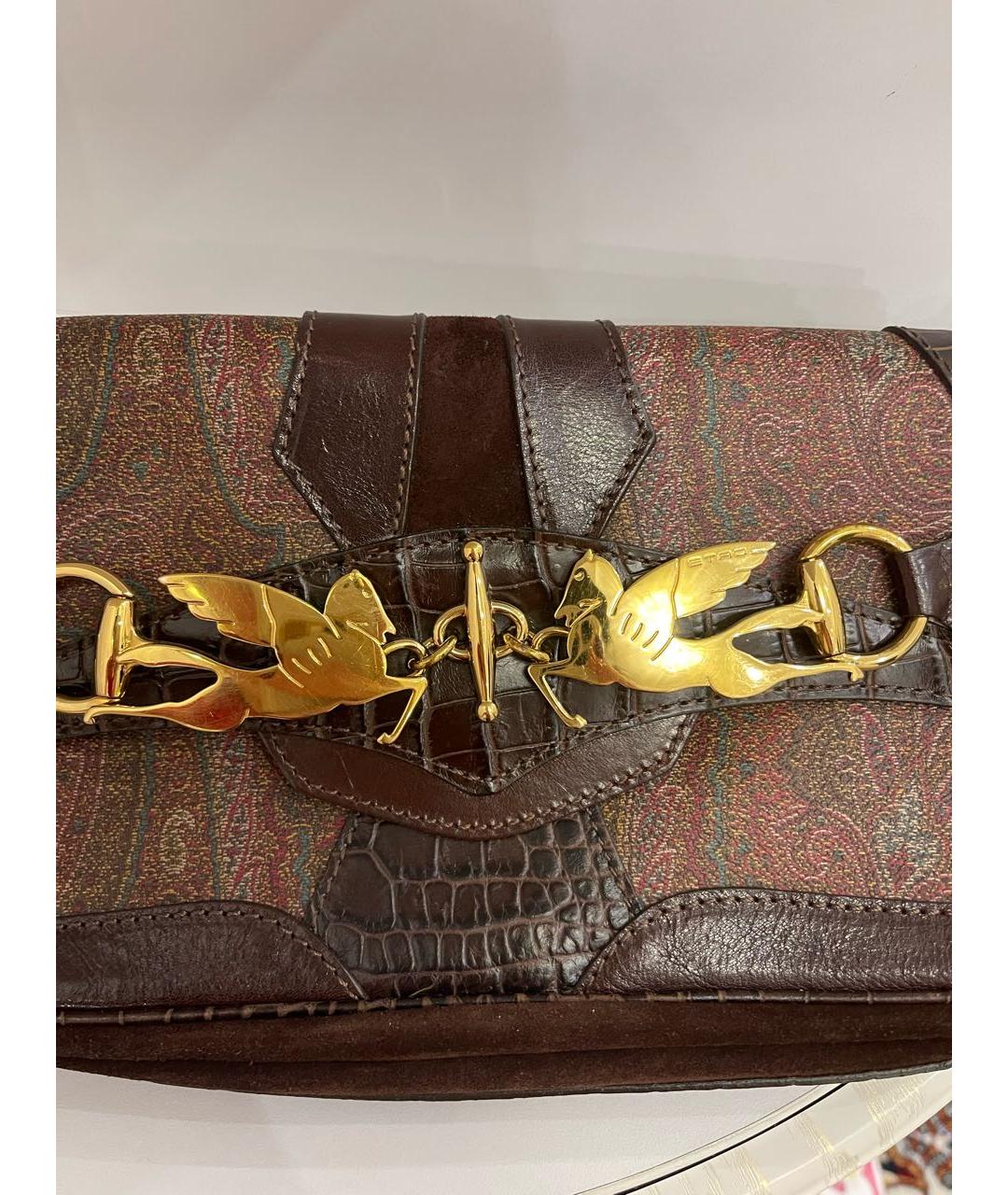 ETRO Мульти кожаная сумка с короткими ручками, фото 5