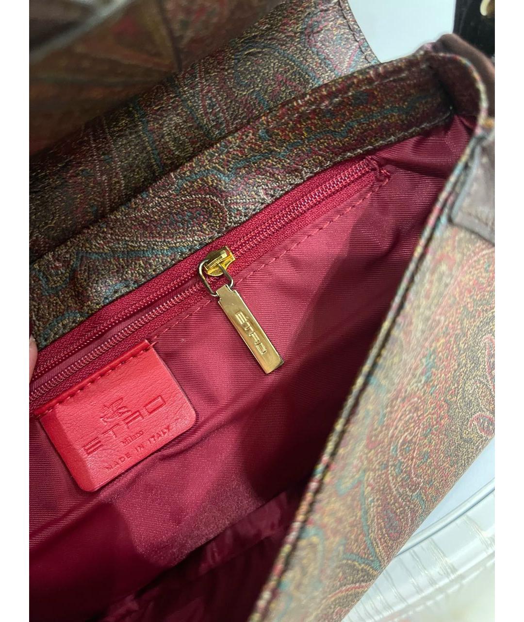 ETRO Мульти кожаная сумка с короткими ручками, фото 6