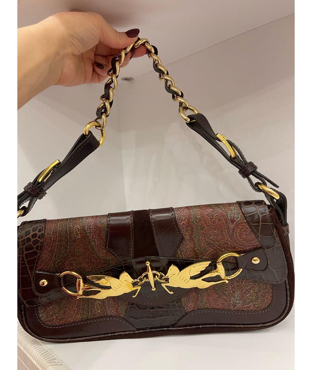ETRO Мульти кожаная сумка с короткими ручками, фото 2