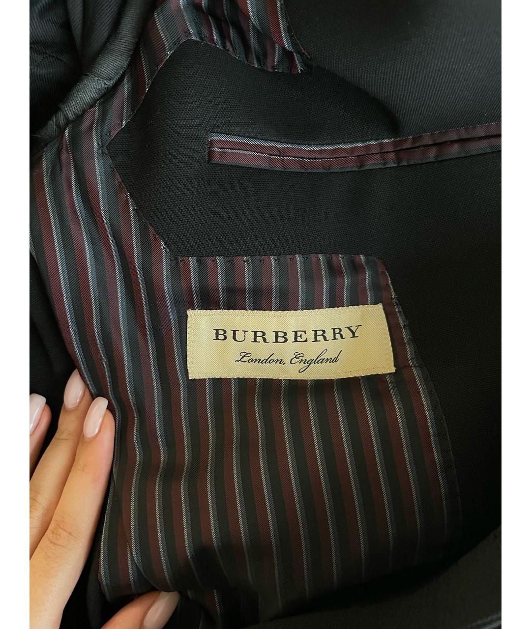 BURBERRY Черный жакет/пиджак, фото 3