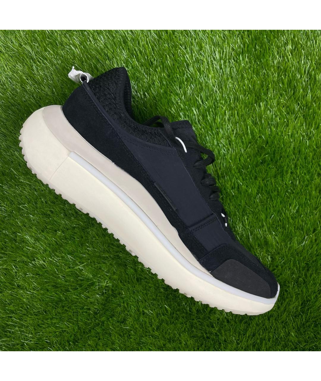 Y-3 Черные низкие кроссовки / кеды, фото 8