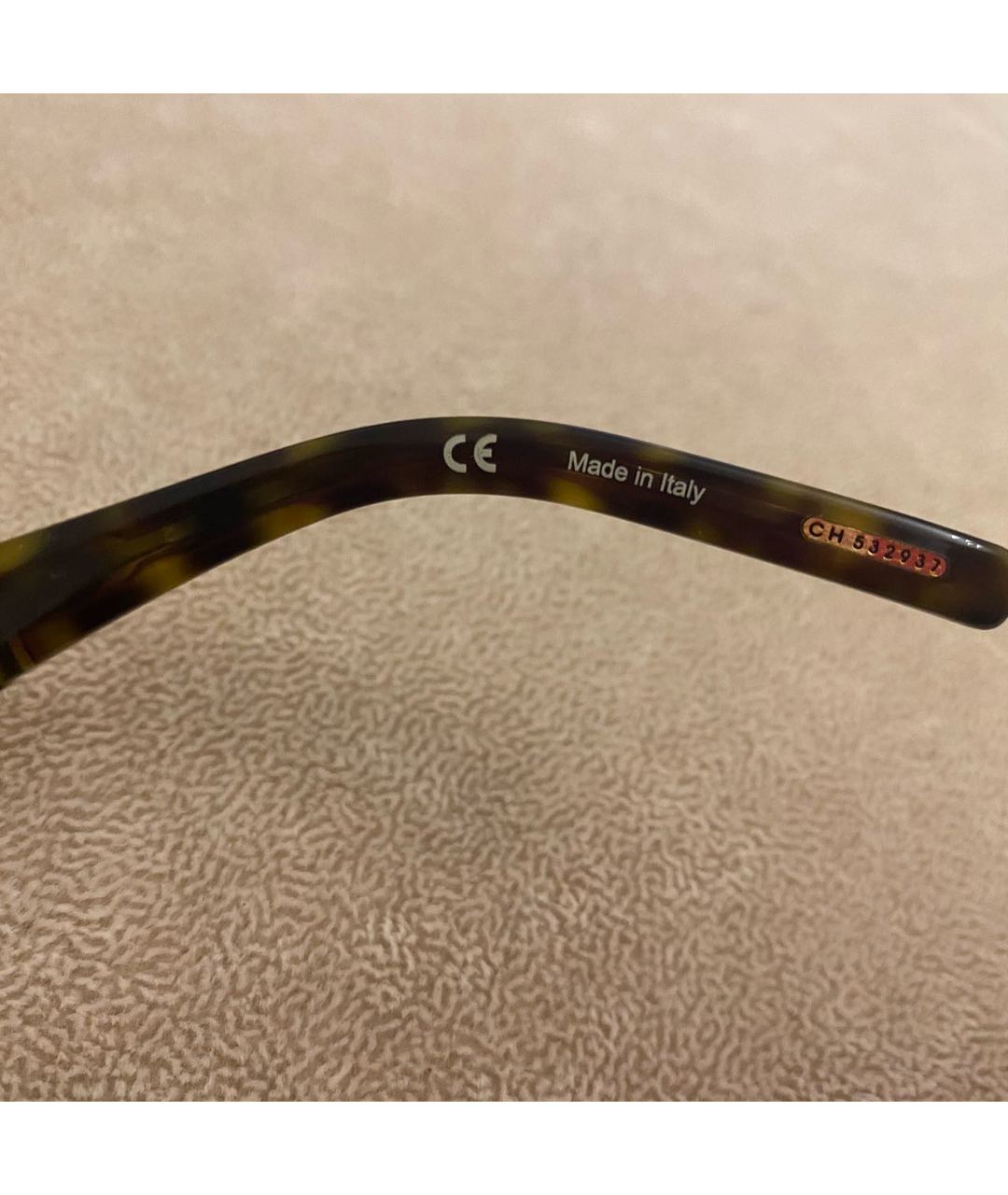 CHOPARD Антрацитовые металлические солнцезащитные очки, фото 5