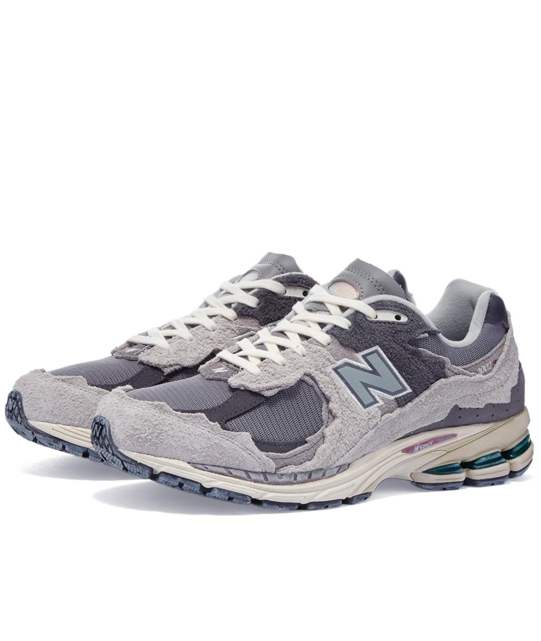 NEW BALANCE Серые замшевые кроссовки, фото 2