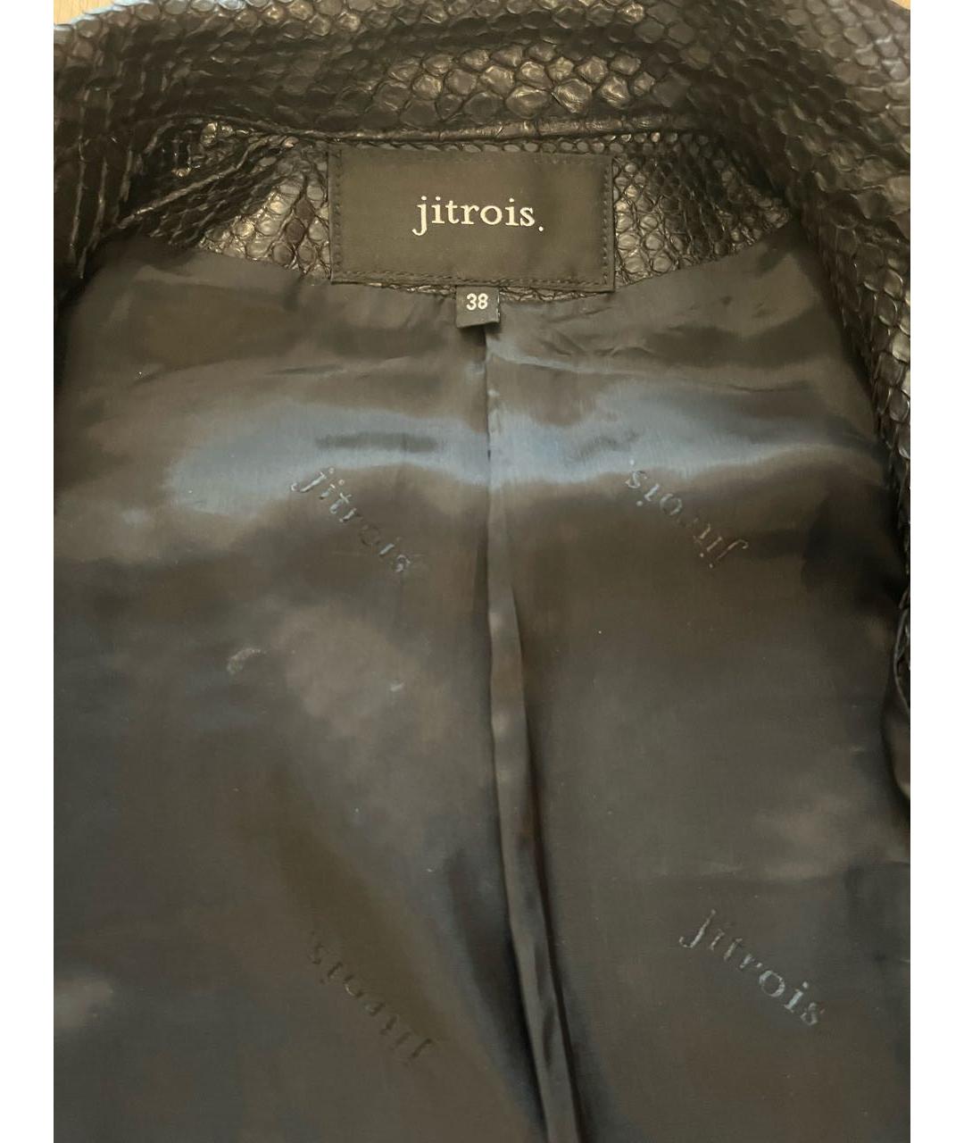 JITROIS Черная кожаная куртка, фото 6