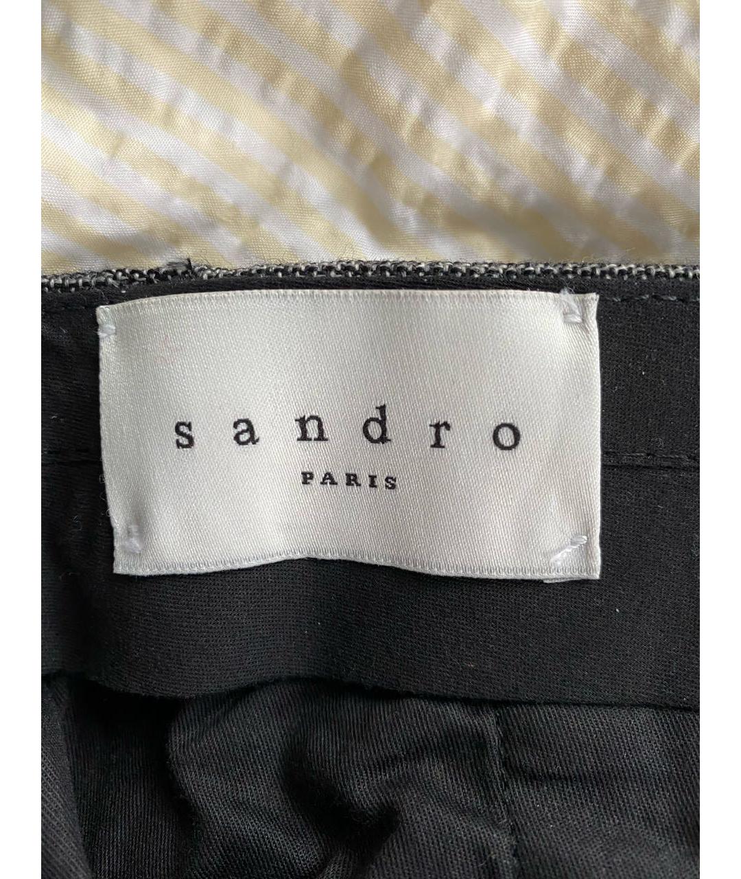SANDRO Шерстяные повседневные брюки, фото 2