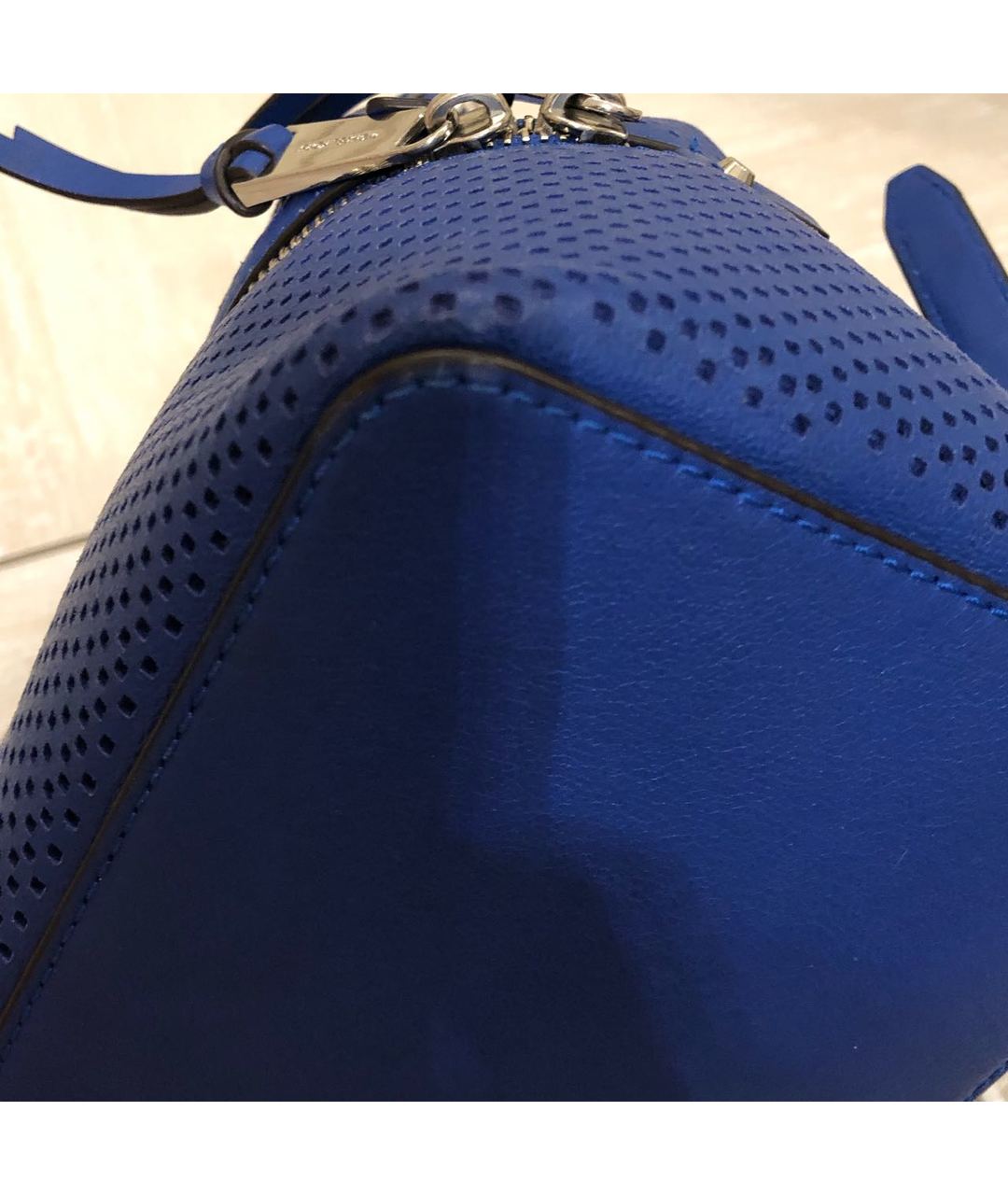 MICHAEL KORS Синий кожаный рюкзак, фото 6