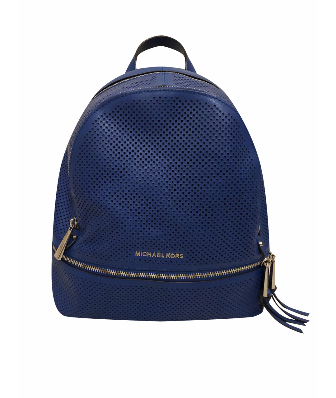 MICHAEL KORS Синий кожаный рюкзак, фото 1